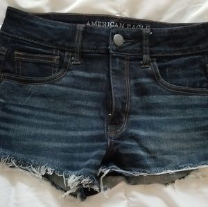 Dark Denim Shorts
